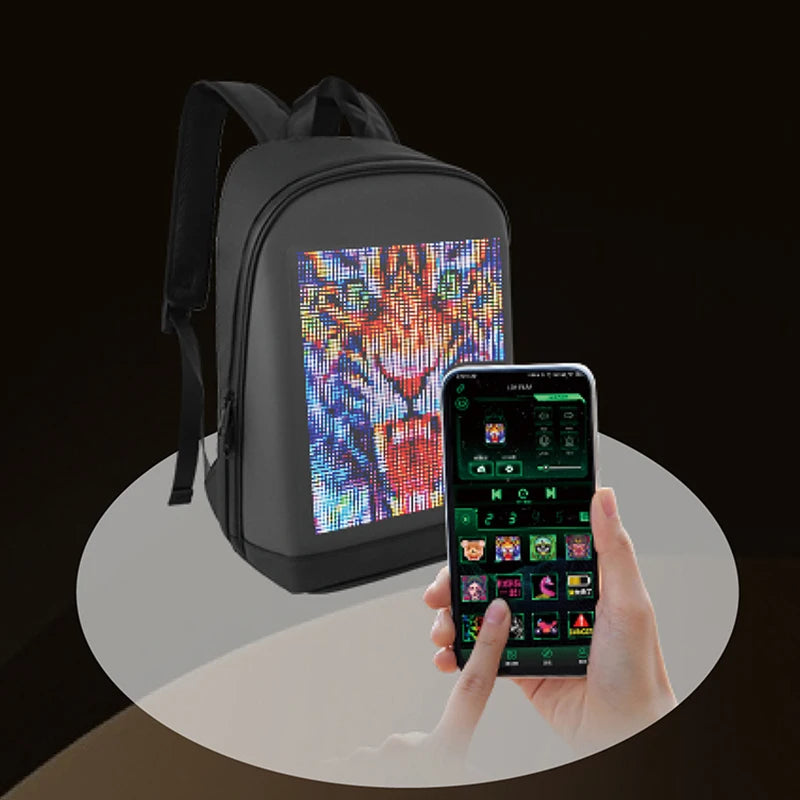 LED Smart Display Backpack – Stylish & Functional Backpack