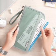 Large Travel Wallet – Anti-Theft Passport Card Organizer