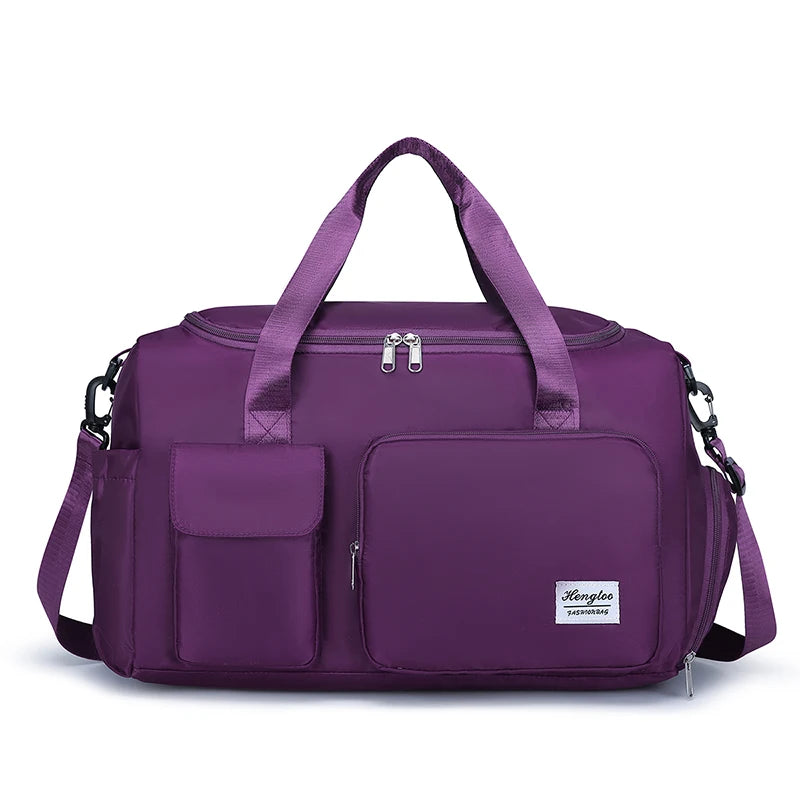 Travel Duffle with Shoe Pocket – Large Capacity Bag