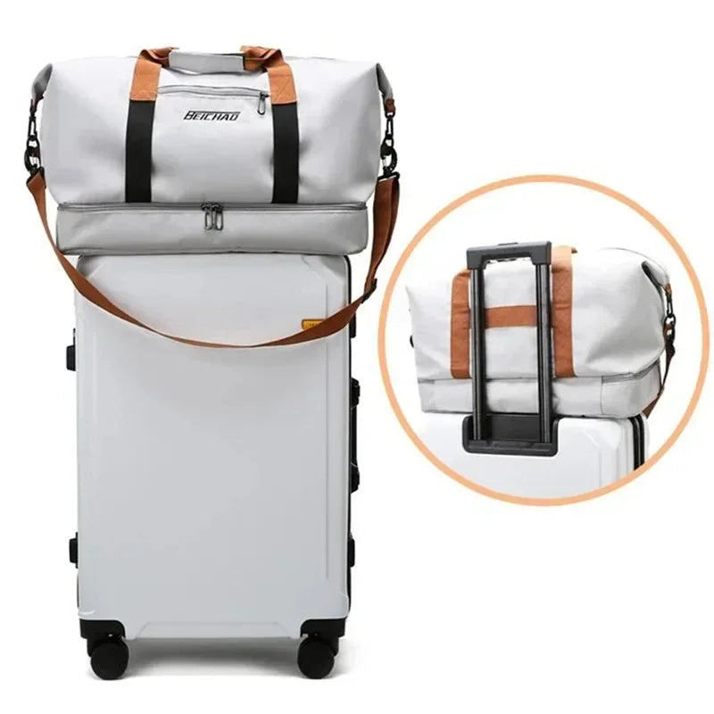 Durable Wet Dry Travel Duffle Bag – Wet Separation Duffel Bag