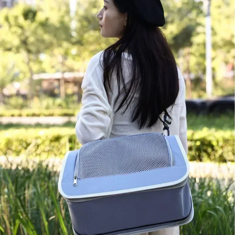Portable Pet Outing Handbag – Summer Breathable Cat & Dog Carrier Bag
