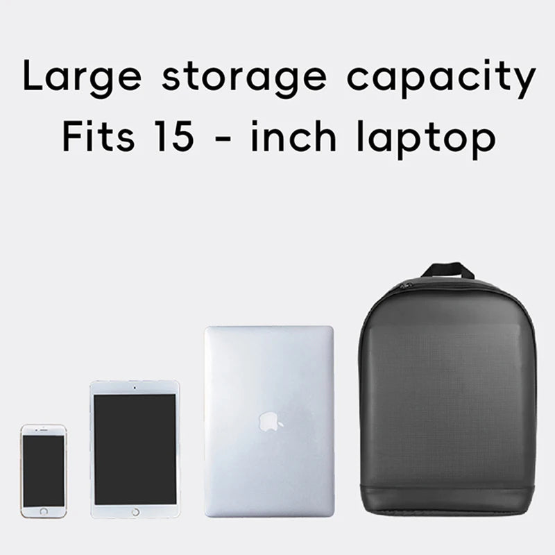 LED Smart Display Backpack – Stylish & Functional Backpack