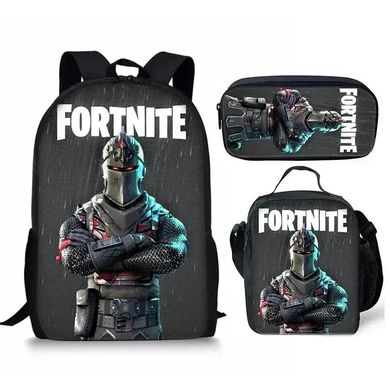 Fortnite Backpack 3PCS Set for Kids - Cool School Bag & Pencil Case