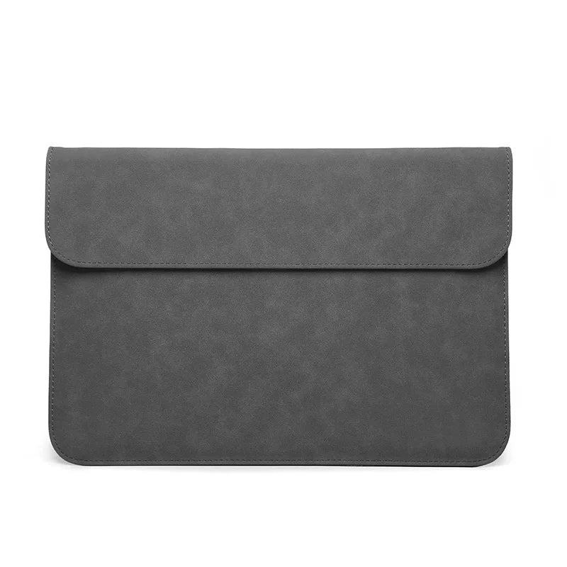 Premium PU Leather Sleeve for MacBook Air & Pro (M1/M2/M3) – 13 to 16 Inch Laptop Bag