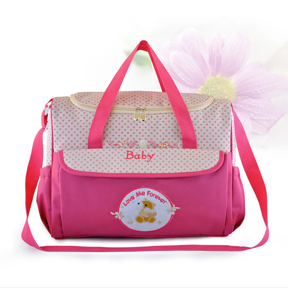 Cartoon Bear Mommy Diaper Bag – Lightweight Large Capacity Bag