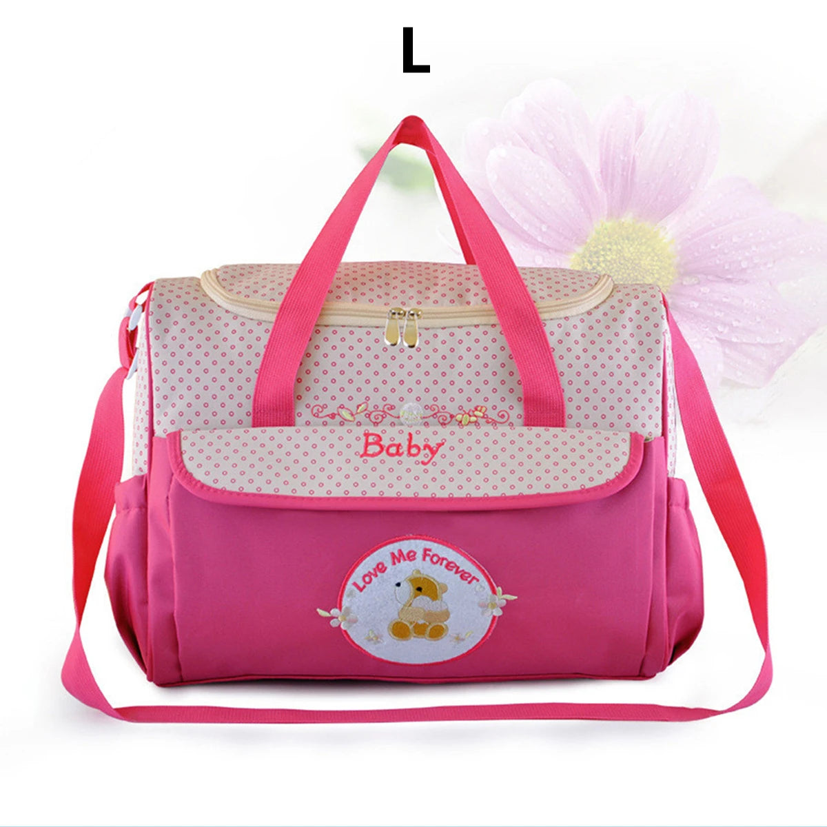 Cartoon Bear Mommy Diaper Bag – Lightweight Large Capacity Bag