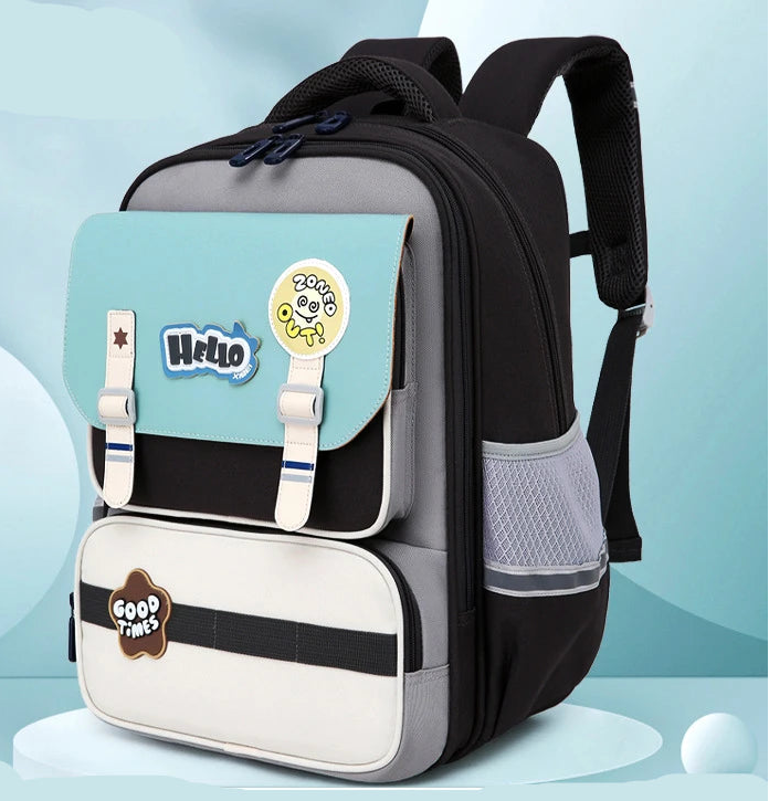 Primary School Student Backpack – Kids Book Bag for Boys & Girls