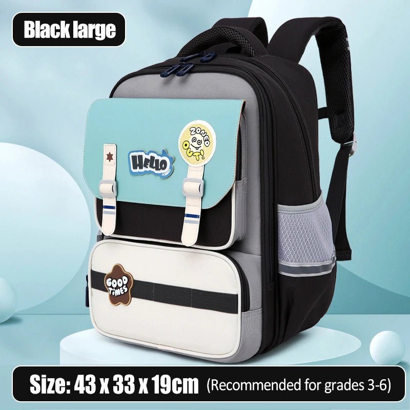 Primary School Student Backpack – Kids Book Bag for Boys & Girls