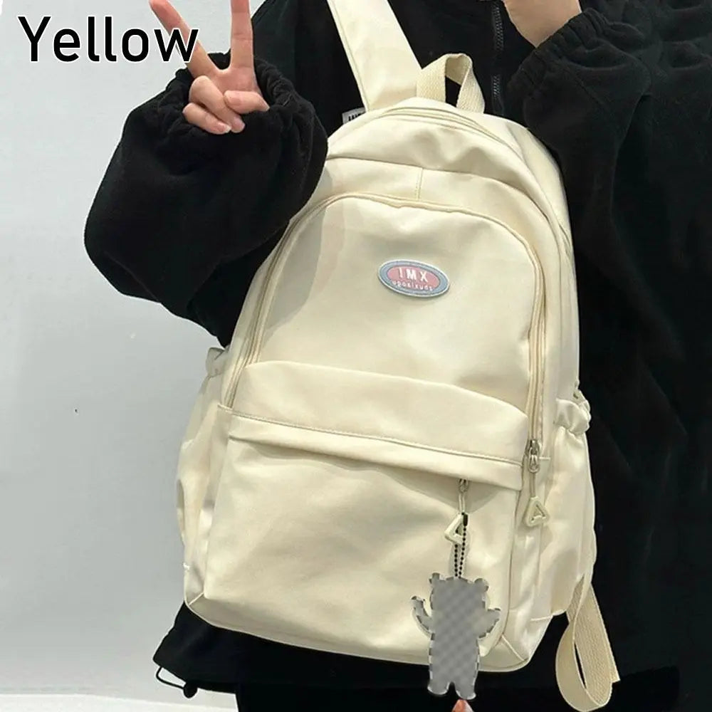 Nylon Backpack – Large Capacity Travel & School Bag