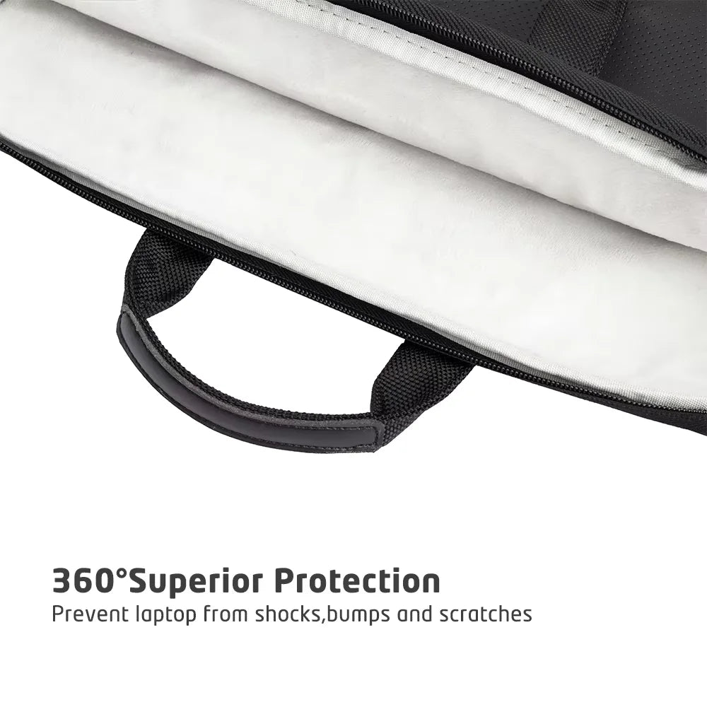 14 & 15.6 Inch Laptop Bag – Portable Notebook Handbag for MacBook