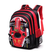 3D Car Design Waterproof Backpack for Preschool & Primary Kids