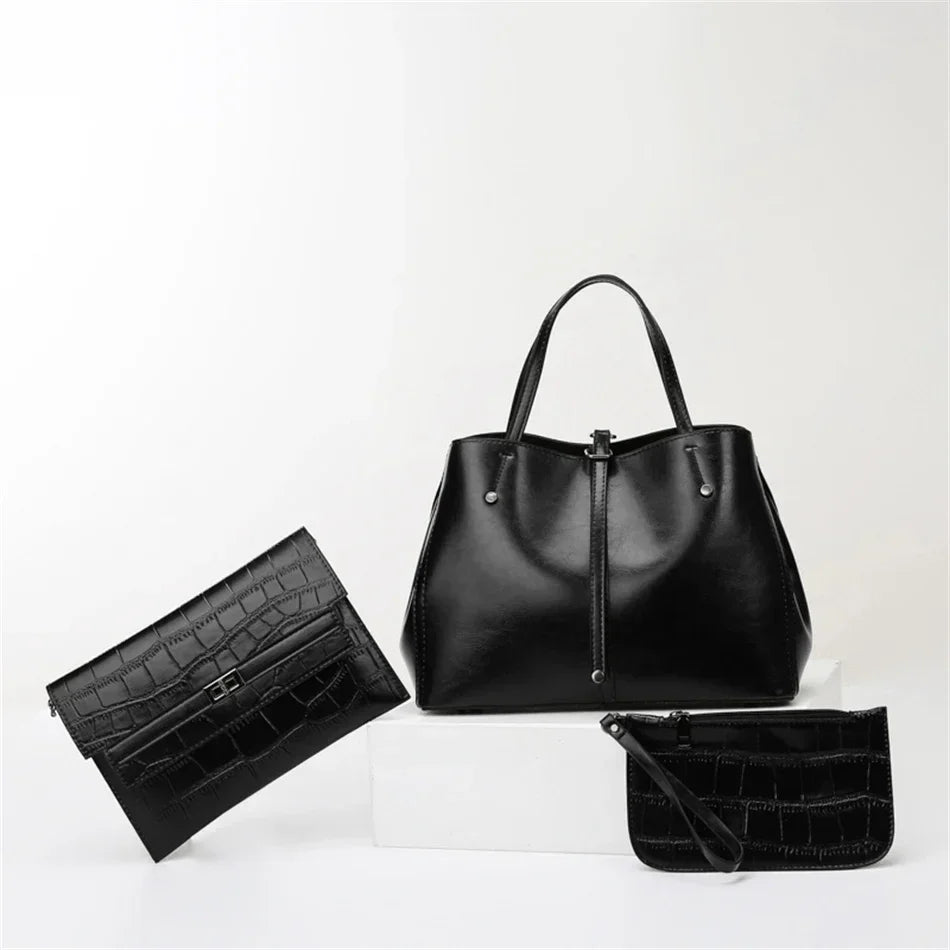 Patent Leather Handbag – Trendy Crossbody & Shoulder Tote