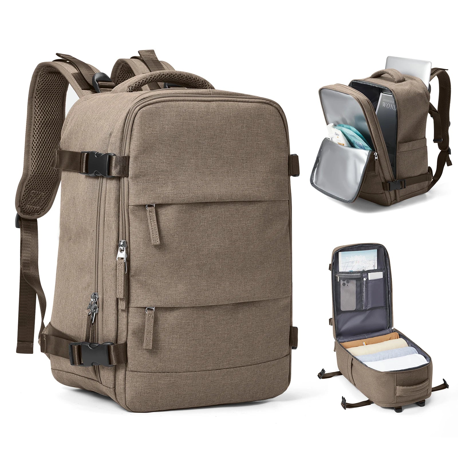Cabin Size Backpack for Flights – Laptop & Leisure Use