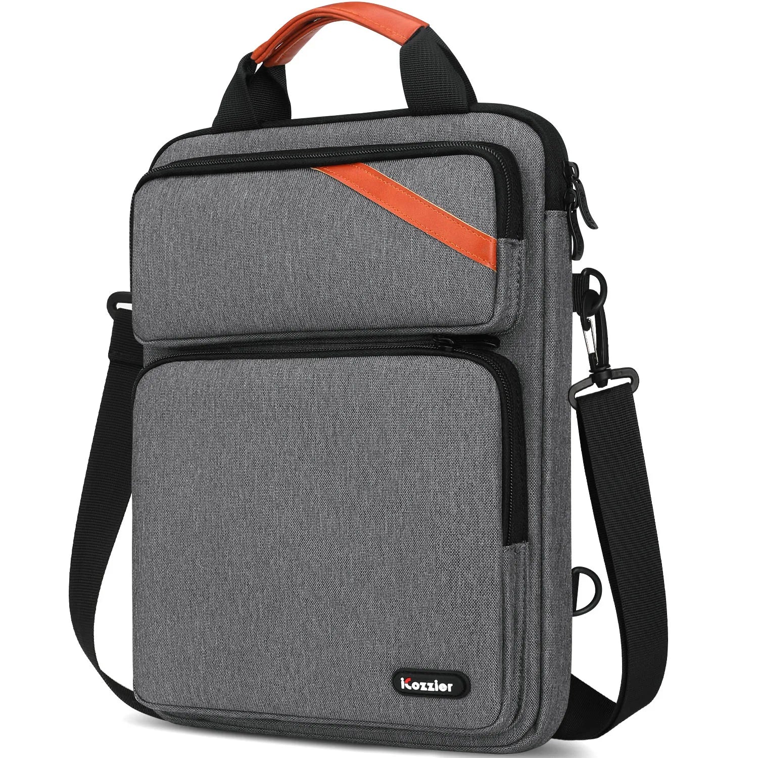 Double Pocket Laptop Shoulder Bag for 12.9–13.3 Inch MacBook & Tablet