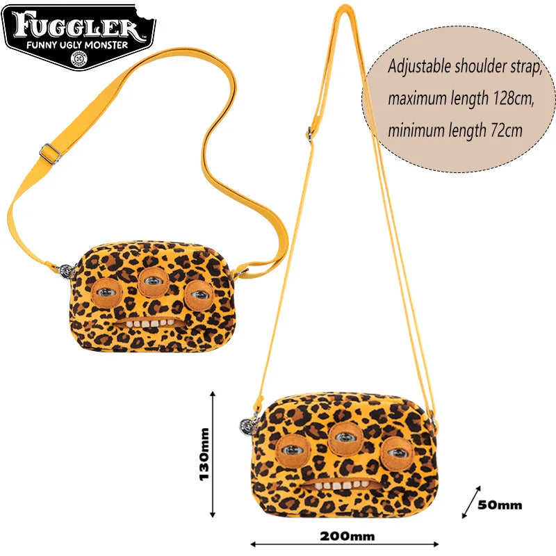 Fuggler Mr. Buttons Screech Plush Crossbody Bag – Cute Ugly Monster Toy
