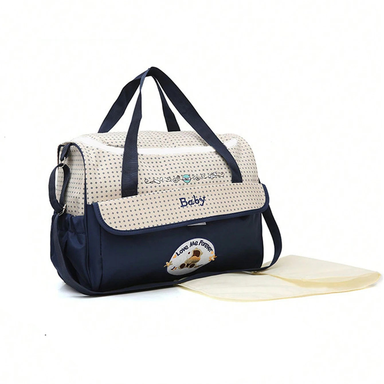 Cartoon Bear Mommy Diaper Bag – Lightweight Large Capacity Bag