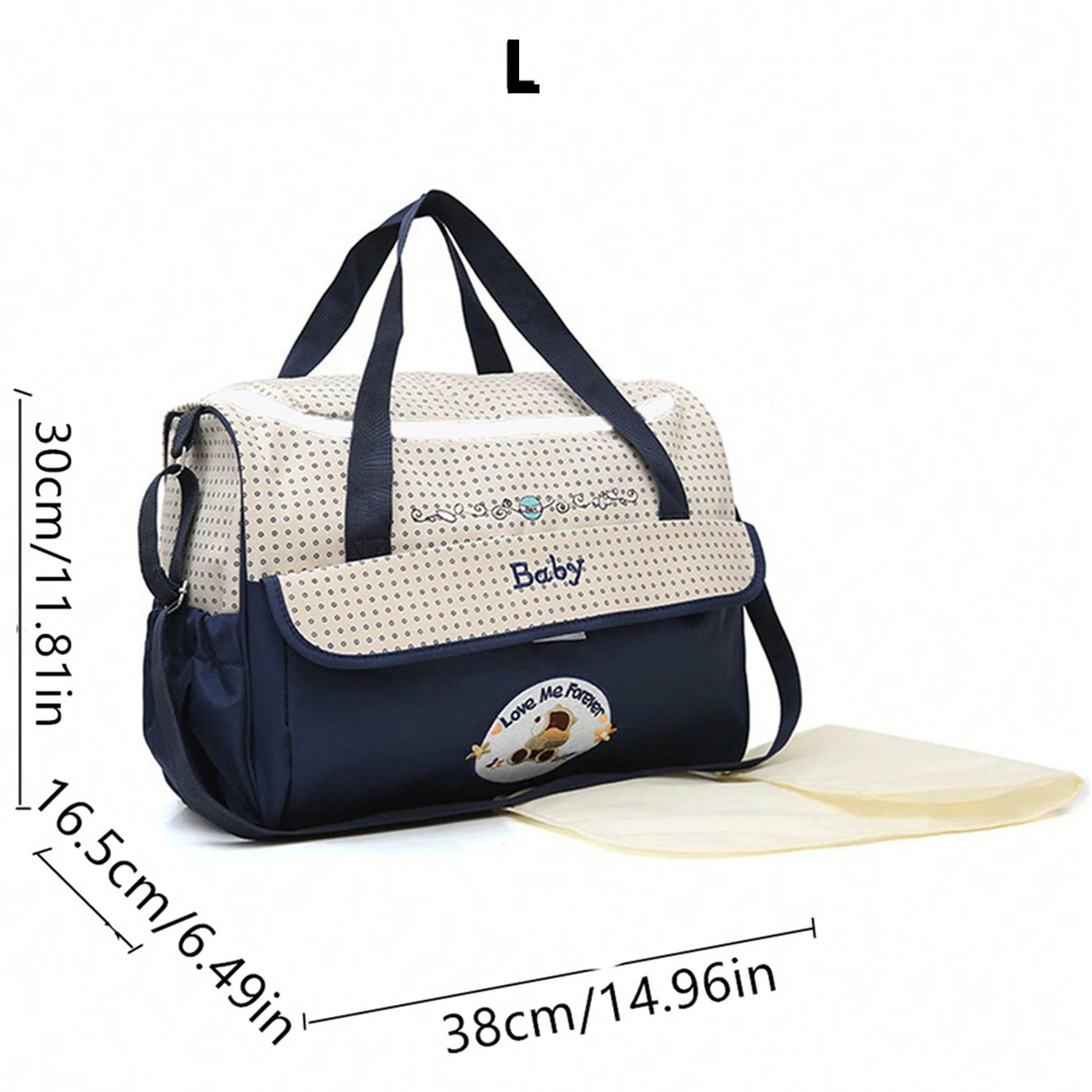 Cartoon Bear Mommy Diaper Bag – Lightweight Large Capacity Bag