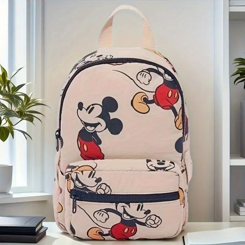 Disney Mickey Casual Backpack – Cartoon Fashion Bag for Children & Adults
