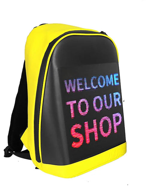 Durable LED Laptop Backpack for Women – Wireless APP-Controlled Display Bag