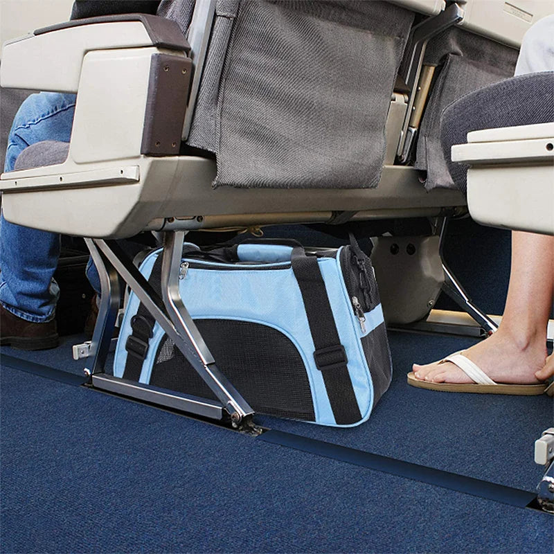 Foldable Cat & Dog Carrier Bag – Portable Mesh Breathable Travel Handbag