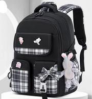 Ergonomic Elementary School Backpack for Girls – Spine Protection, Large Capacity