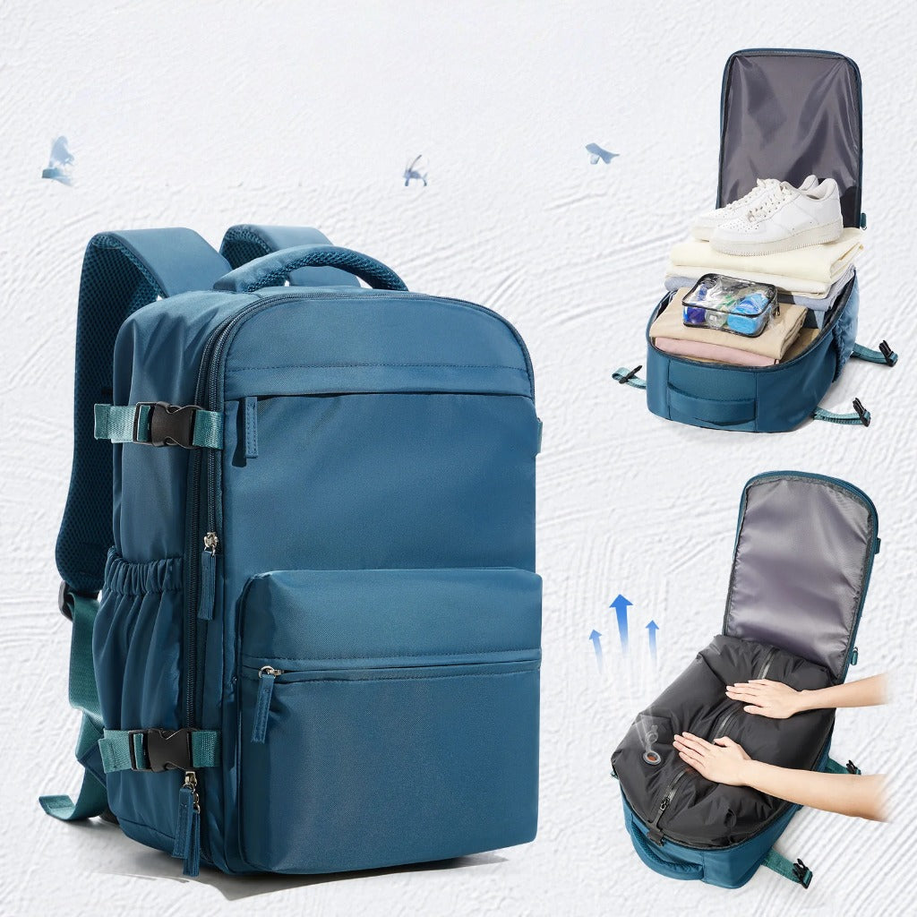 Air Compression Travel Bag – 15.6” Laptop Backpack