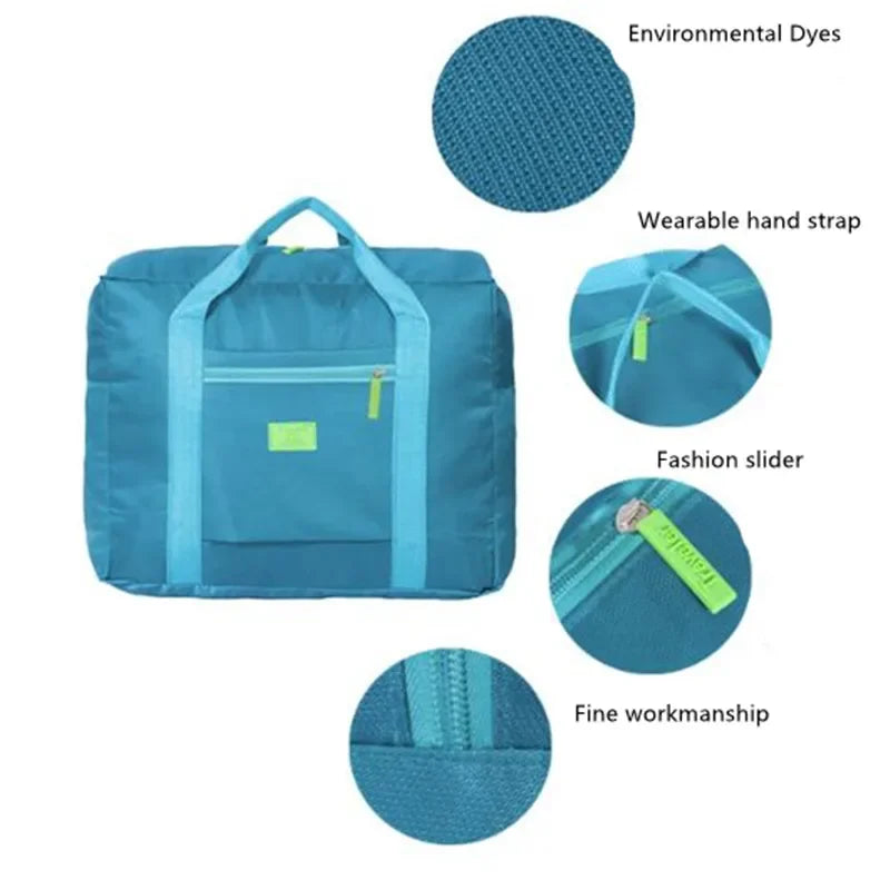 Compact Carry-On Travel Duffel Bag – Foldable Luggage Bag