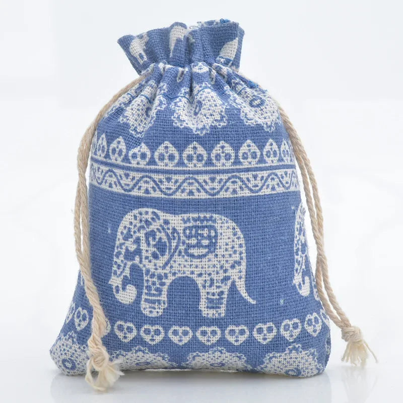Cute Print Drawstring Pouches