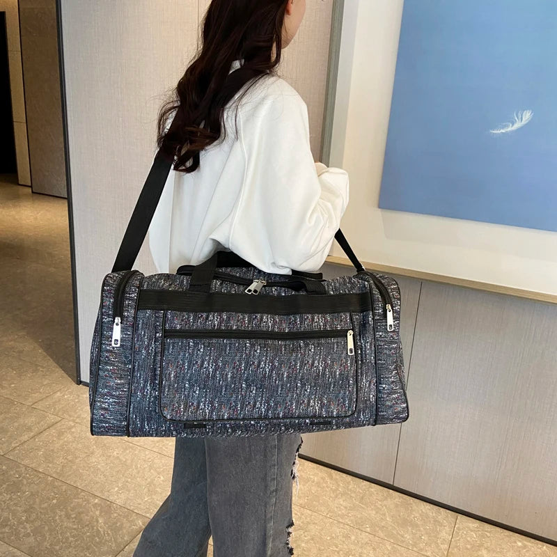 Camouflage Duffel Travel Bag – Lightweight Large Capacity