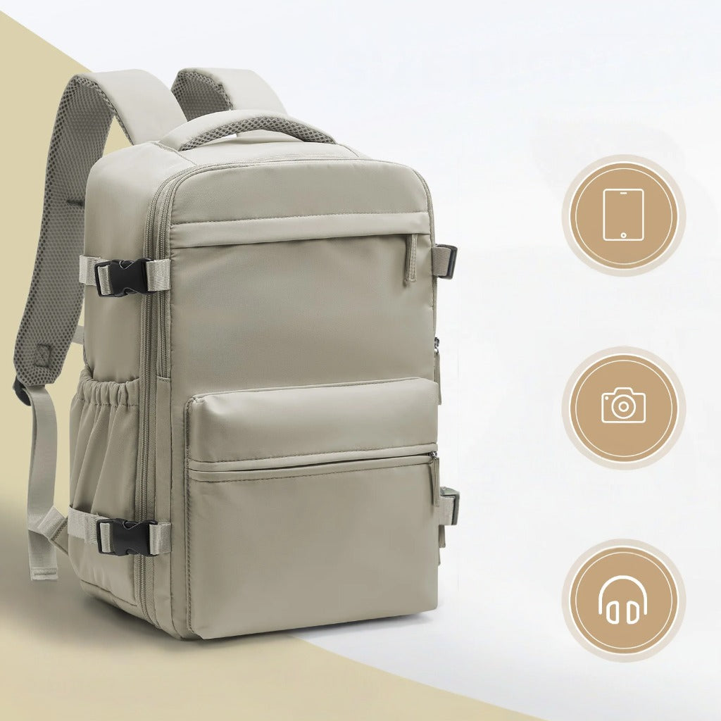 Ryanair 40x20x25 Cabin Backpack – Vacuum Compression Travel Laptop Backpack