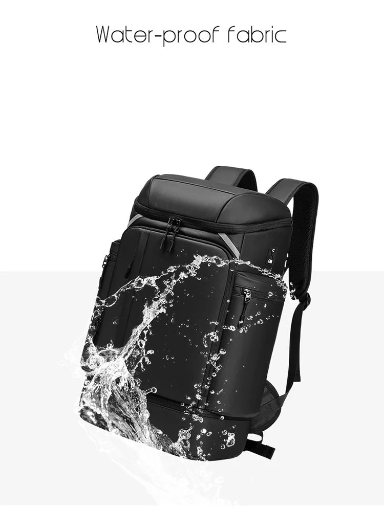 50L Waterproof Laptop Backpack for Men – Trekking, Travel, and Business Companion