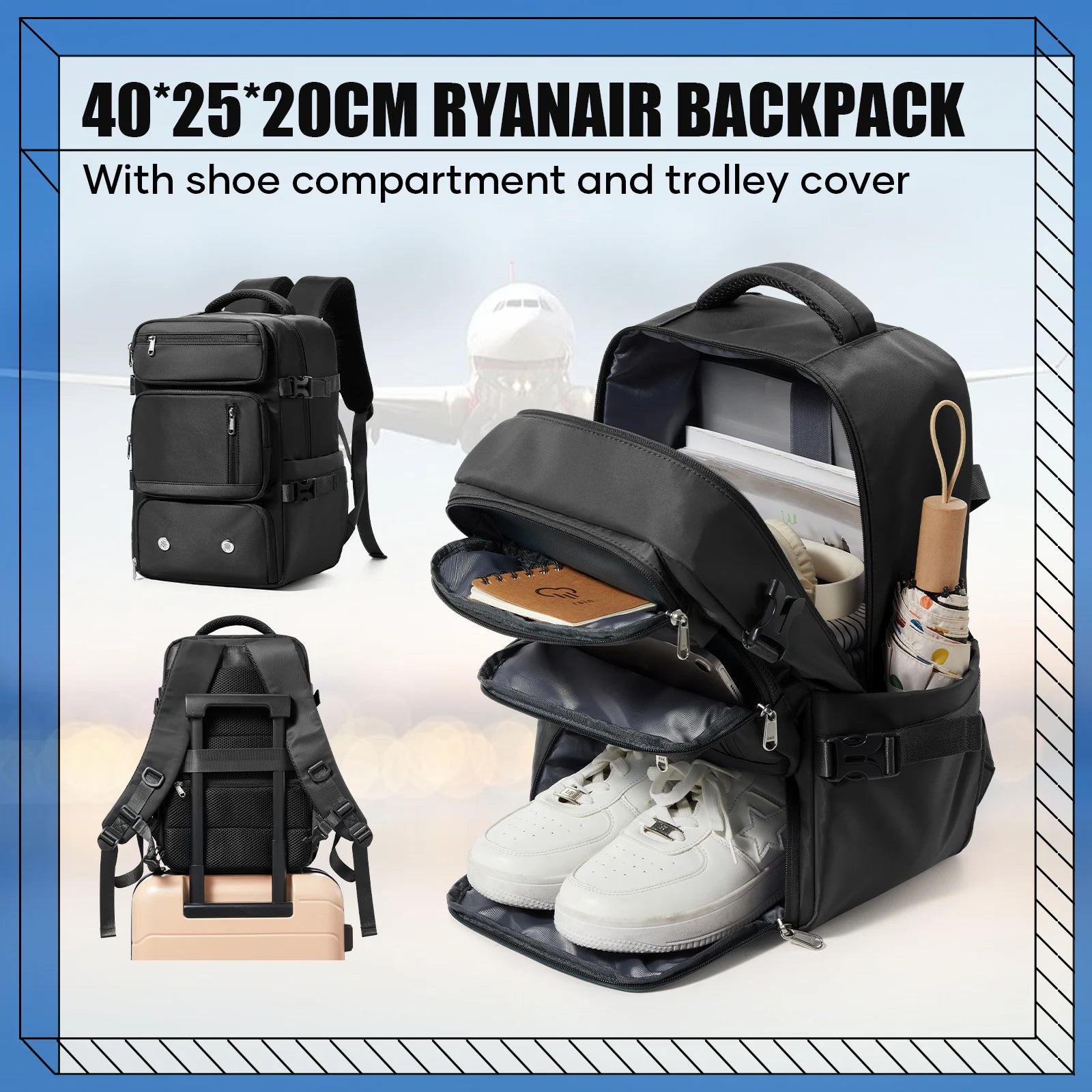 Secure Travel Cabin Backpack