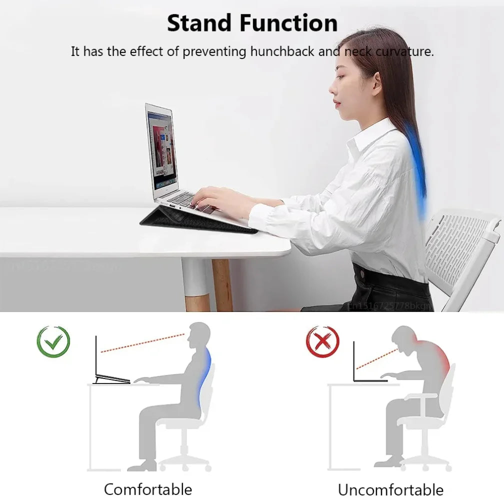 Crocodile Leather Flip Case Bag Laptop Sleeve Cover Accessories