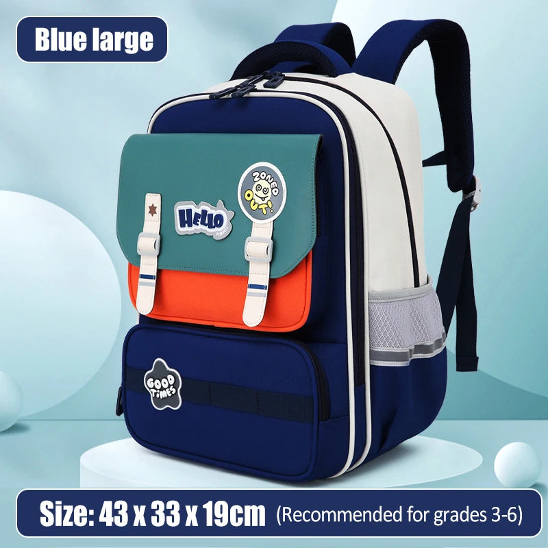 Primary School Student Backpack – Kids Book Bag for Boys & Girls