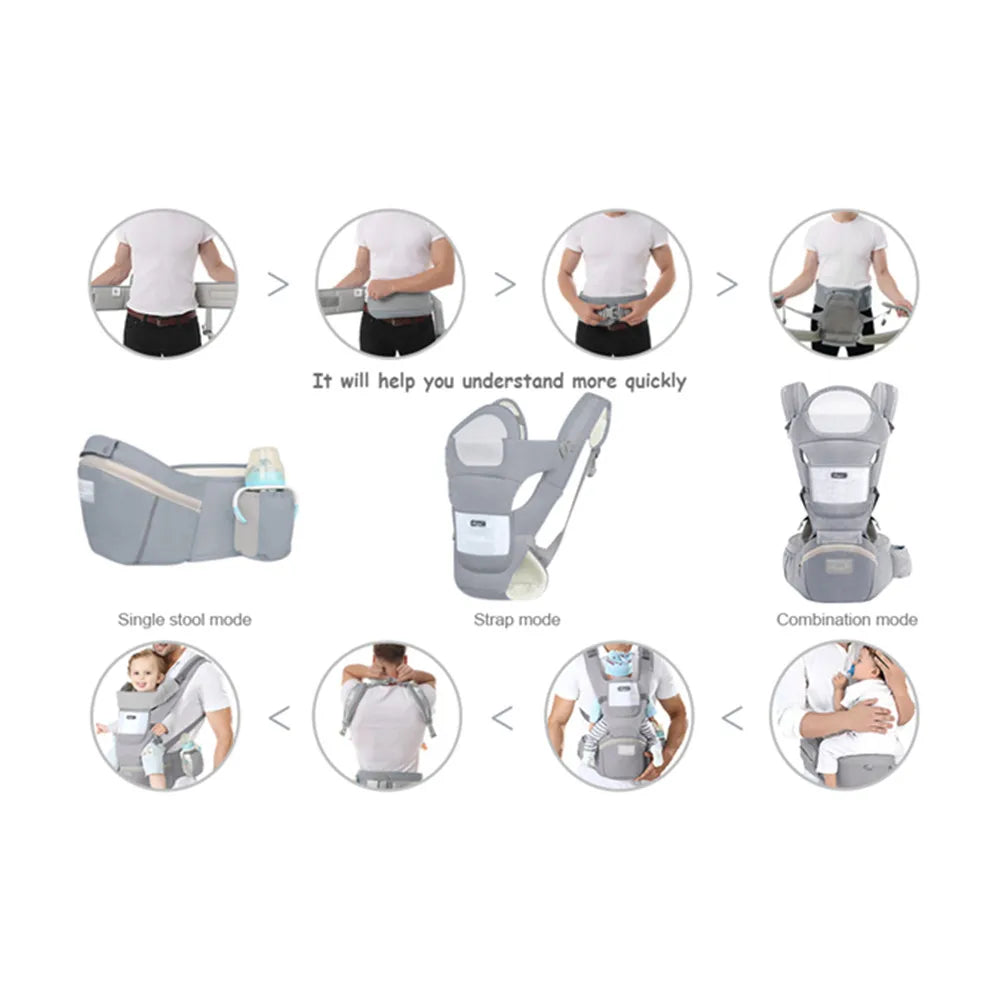 Baby Carrier Ergonomic Infant- Multifunctional Newborn Bag