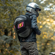 Helmet Eye LED Backpack – Waterproof Motorcycle Bag