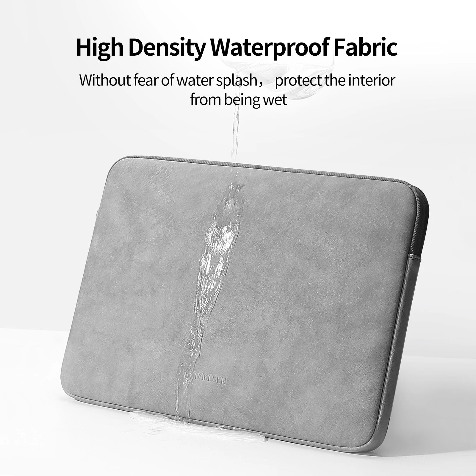 Water-Resistant Shockproof Laptop Sleeve – Fits MacBook, Dell, HP (13–15.6 Inch)