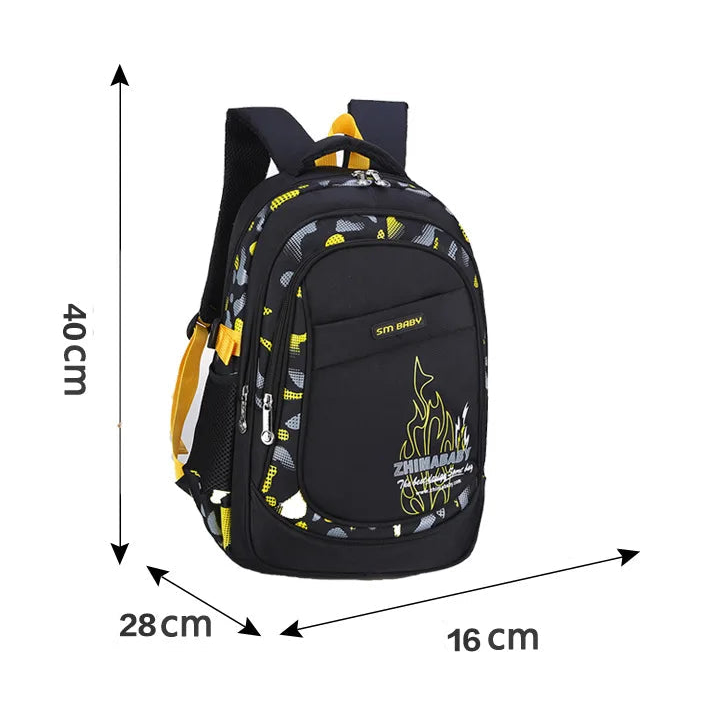 Waterproof School Backpack for Kids 6–12 Years – Lightweight Large Capacity bag