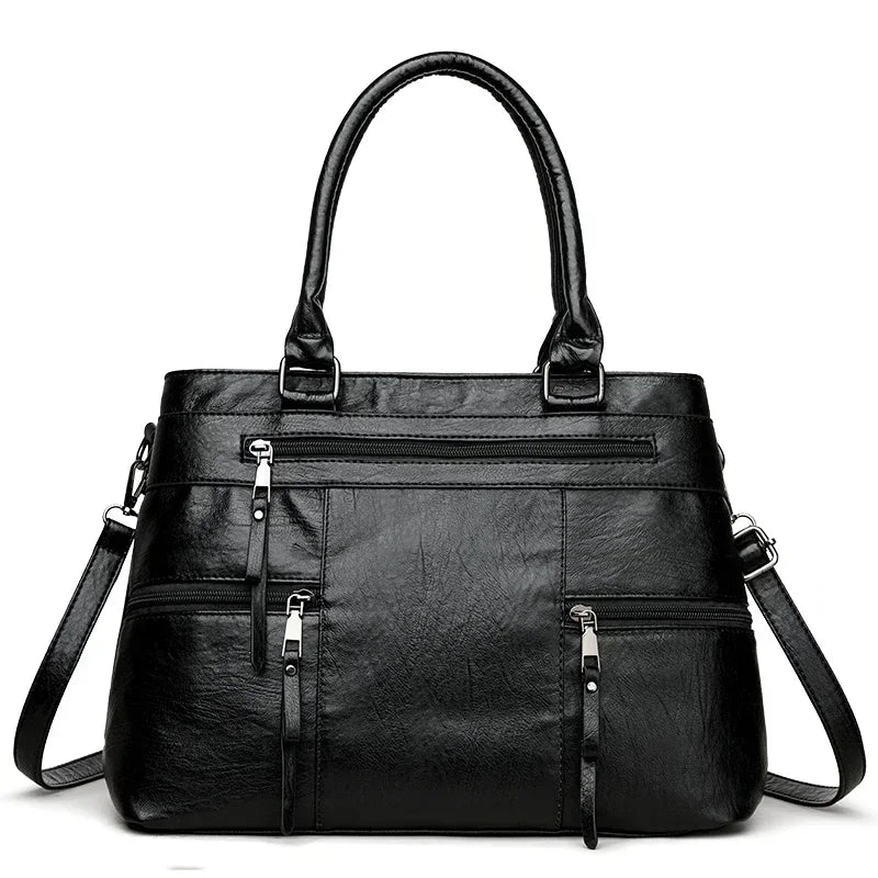 Versatile Leather HandBag