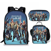 Fortnite Backpack 3PCS Set for Kids - Cool School Bag & Pencil Case