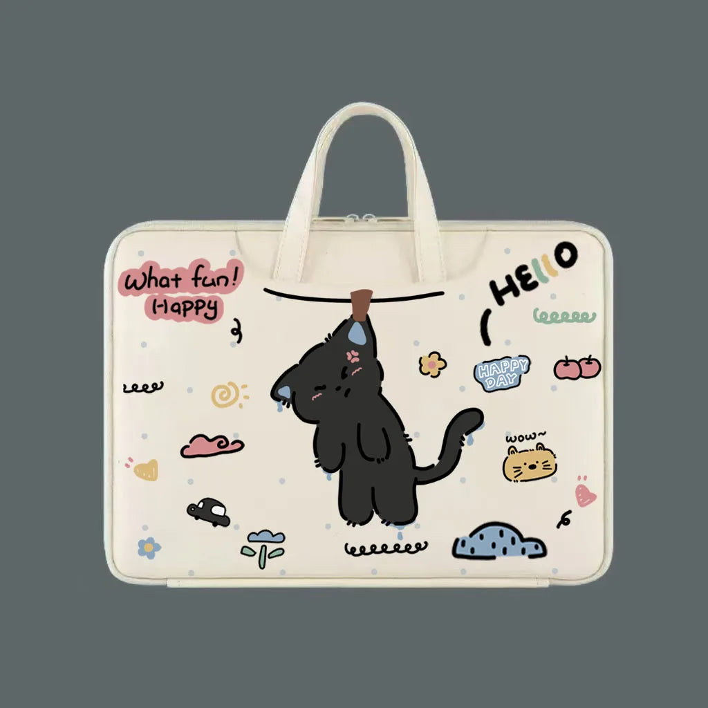 Cute Waterproof Laptop Sleeve 13–16 Inch for MacBook & Notebooks