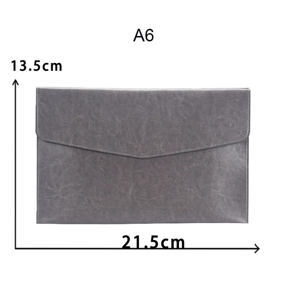 Leather Document Organizer – File Folder & Passport Holder