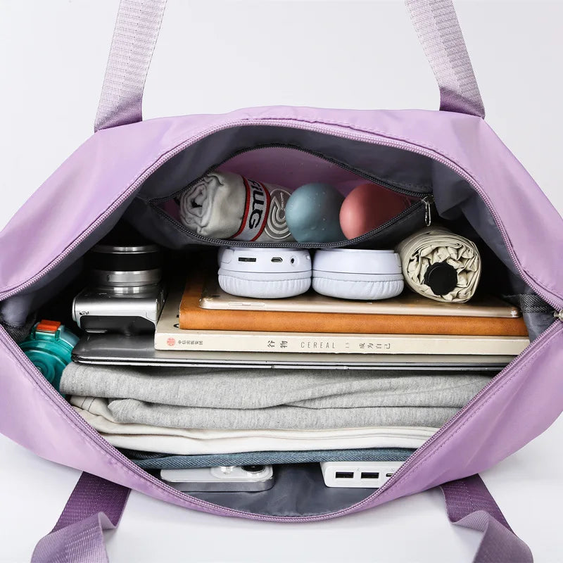 Oxford Cloth Large Capacity Duffel Travel Bag – Waterproof Business Luggage