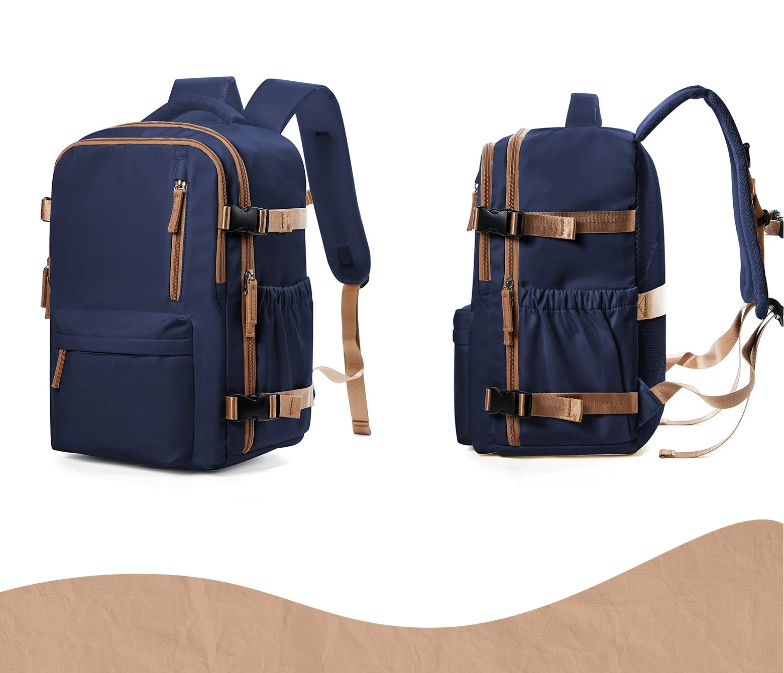 Compact Cabin Backpack – Travel & Laptop Bag