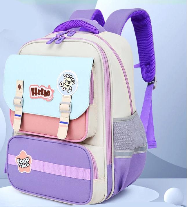 Primary School Student Backpack – Kids Book Bag for Boys & Girls