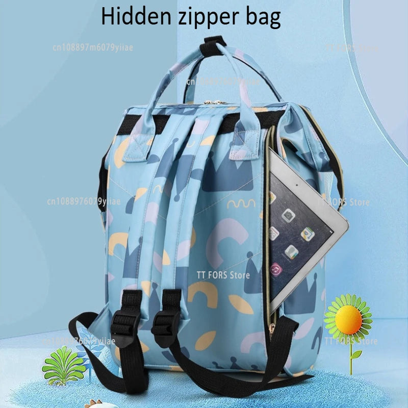 Portable Multifunctional Baby Bag – Travel & Daily Use Diaper Backpack