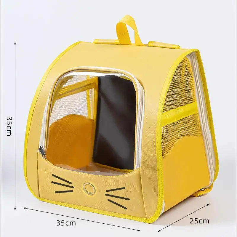 Portable Pet Cat Backpack – Comfortable, Breathable, Waterproof & Pressure-Resistant Travel Bag