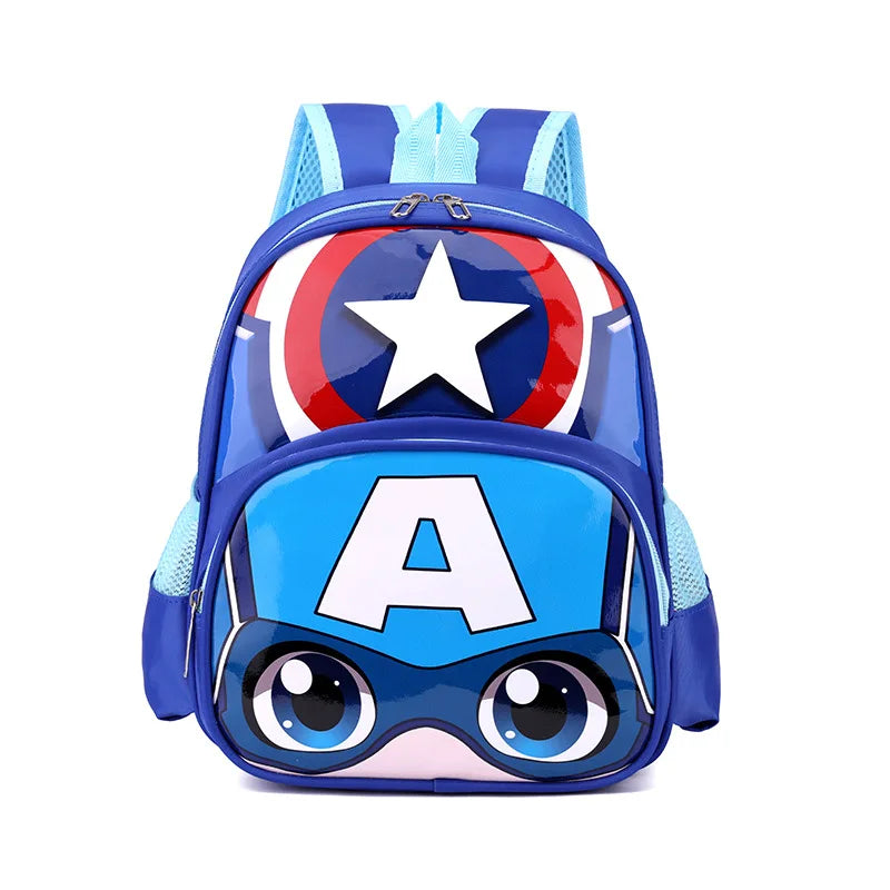 New Disney School Bag for Boys - Waterproof 3D Cartoon Backpack