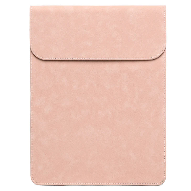 Modern Business Laptop Case – Matte Vegan Leather Sleeve for MacBook & Ultrabooks