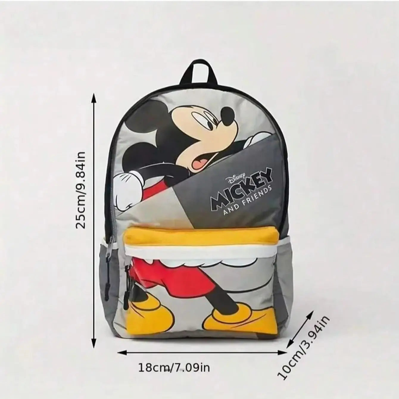 Disney Mickey Casual Backpack – Cartoon Fashion Bag for Children & Adults